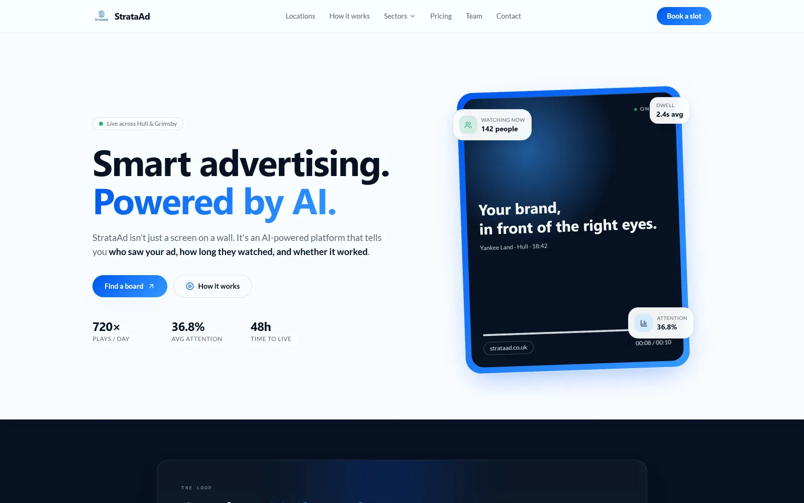 Strata Ad website